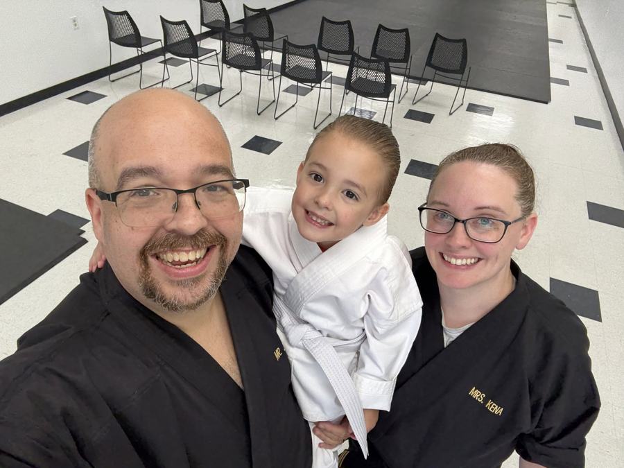 Mr. Justin and Mrs. Kena, owners and instructors at Legacy Martial Arts in Salisbury, Maryland