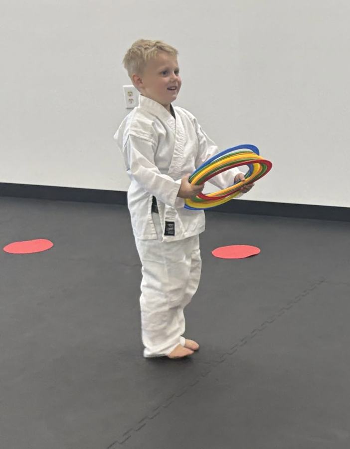A young Tigers student at Legacy Martial Arts in Salisbury, Maryland